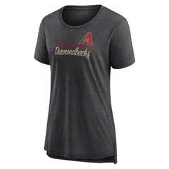 Arizona Diamondbacks Women's Practice Time Tri-Blend T-Shirt Gray