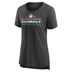 Arizona Diamondbacks Women's Power Swing Tri-Blend T-Shirt Gray