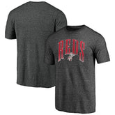 Cincinnati Reds Line Corps Tri-Blend T-Shirt Charcoal