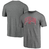 Cleveland Guardians Line Corps Tri-Blend T-Shirt Heather Gray