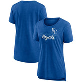 Kansas City Royals Women's Practice Time Tri-Blend T-Shirt Royal