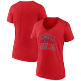 Los Angeles Angels Women's Victory Script V-Neck T-Shirt Red