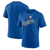 Los Angeles Dodgers Cooperstown Series Sweep Tri-Blend T-Shirt Royal