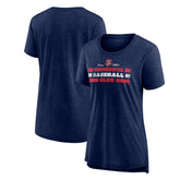 Minnesota Twins Women's Power Swing Tri-Blend T-Shirt Navy