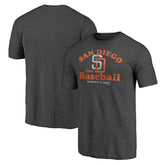 San Diego Padres Our Game Tri-Blend T-Shirt Charcoal
