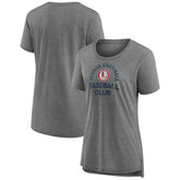 St. Louis Cardinals Women's Selected First Tri-Blend T-Shirt Gray