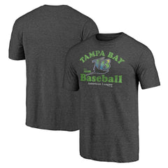 Tampa Bay Rays Our Game Tri-Blend T-Shirt Charcoal
