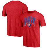 Texas Rangers Line Corps Tri-Blend T-Shirt Red