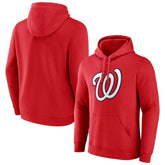 Washington Nationals Official Logo Pullover Hoodie Red