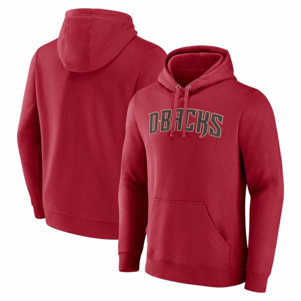 Arizona Diamondbacks Official Wordmark Pullover Hoodie Red