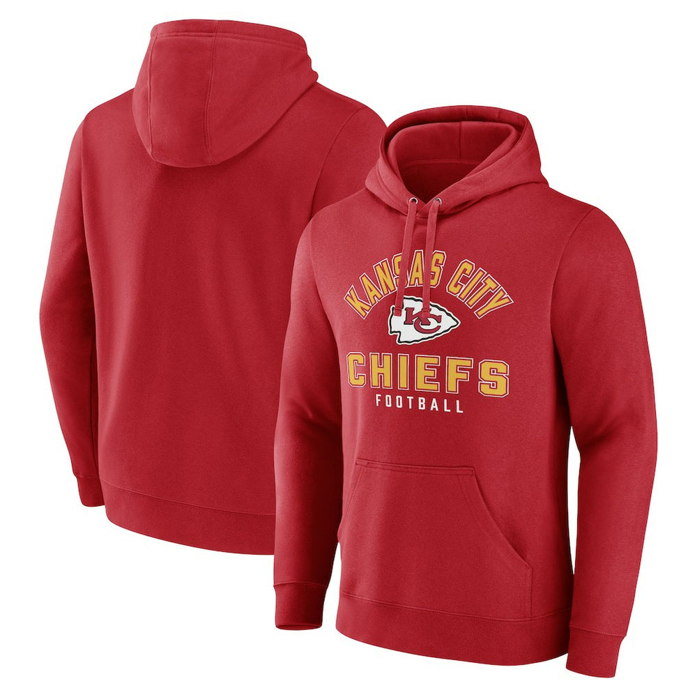 Kansas City Chiefs Between the Pylons Pullover Hoodie - Red sale