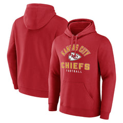 Kansas City Chiefs Between the Pylons Pullover Hoodie - Red sale