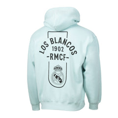 Real Madrid Sport Design Sweden Streetwear Relaxed Pullover Hoodie - Light Blue online