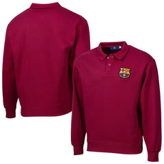 Barcelona Sport Design Sweden Retro Relaxed Fleece Sweatshirt on sale - Red
