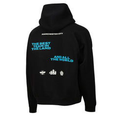 Manchester City Sport Design Sweden Overtime Oversized Raglan Hoodie Discount - Black
