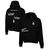 Real Madrid Sport Design Sweden Overtime Oversized Raglan Hoodie Discount - Black