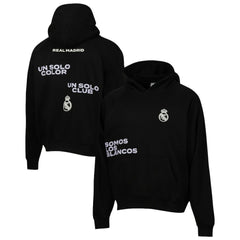 Real Madrid Sport Design Sweden Overtime Oversized Raglan Hoodie Discount - Black