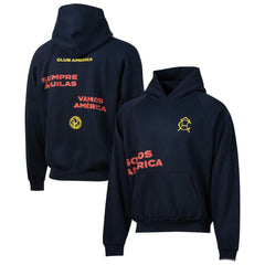 Club America Sport Design Sweden Overtime Oversized Raglan Hoodie - Navy shop