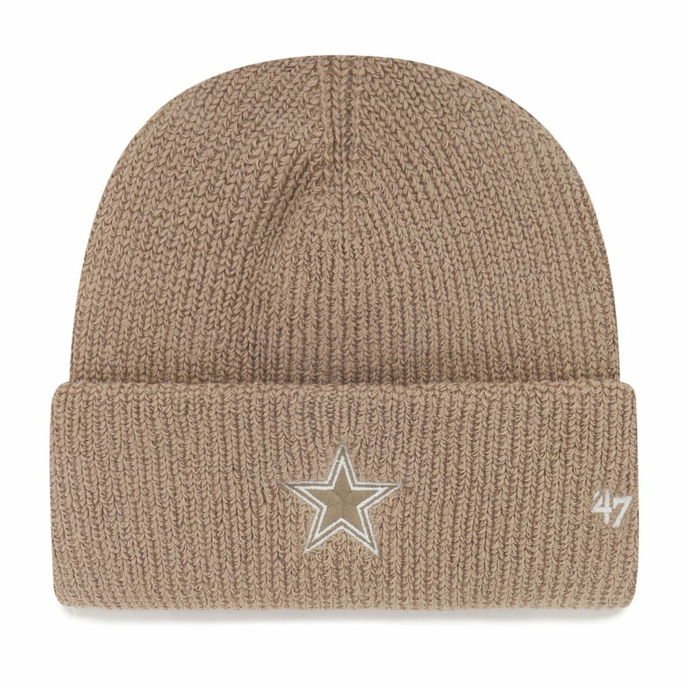 Dallas Cowboys '47 Foundational Cuffed Knit Hat - Tan for sale