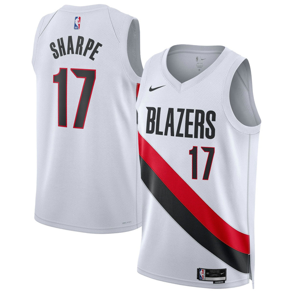 Shaedon Sharpe Portland Trail Blazers Unisex Swingman Player Jersey - Association Edition - White on sale
