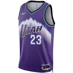 Lauri Markkanen Utah Jazz Unisex Swingman Jersey - Icon Edition - Purple discount