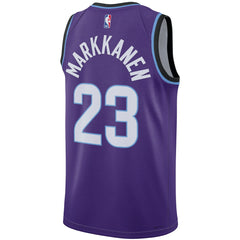 Lauri Markkanen Utah Jazz Unisex Swingman Jersey - Icon Edition - Purple discount