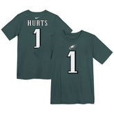 Jalen Hurts Philadelphia Eagles Preschool Player Name & Number T-Shirt - Midnight Green on sale
