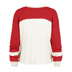 San Francisco 49ers '47 Women's Double Header Curve Toni Long Sleeve T-Shirt - Cream online