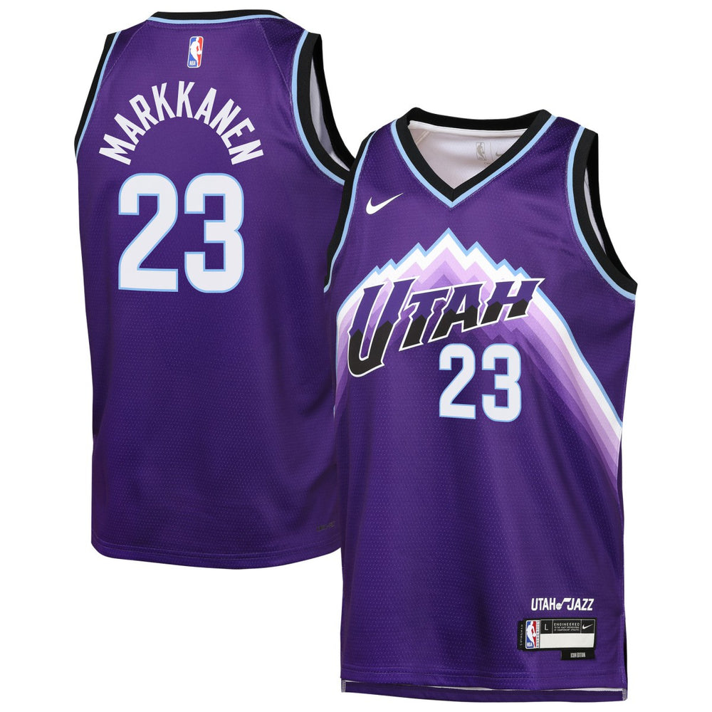 Lauri Markkanen Utah Jazz Youth Icon Edition Swingman Jersey - Purple outlet
