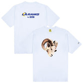 Los Angeles Rams GOLF WANG Cutout T-Shirt - White discount