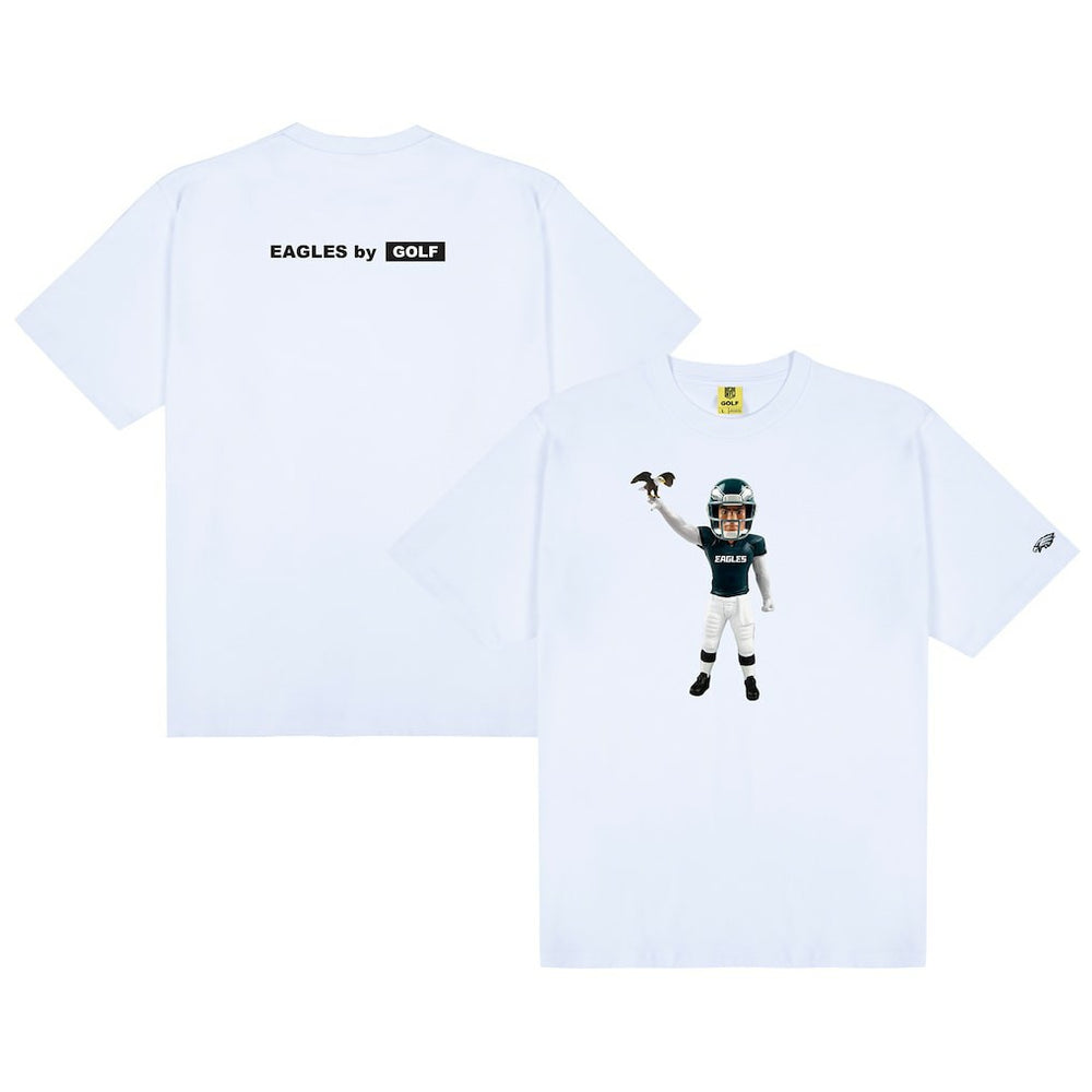 Philadelphia Eagles GOLF WANG Bobblehead T-Shirt - White discount