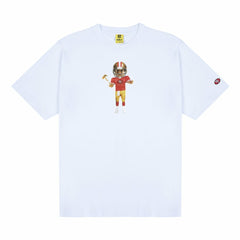 San Francisco 49ers GOLF WANG Bobblehead T-Shirt - White sale