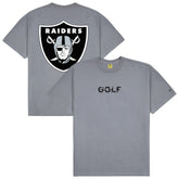 Las Vegas Raiders GOLF WANG Motto T-Shirt - Silver for sale