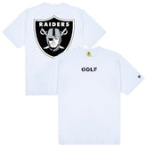 Las Vegas Raiders GOLF WANG Motto T-Shirt - White on sale