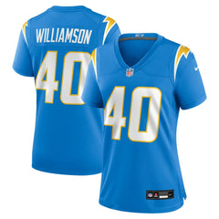 Kendall Williamson Los Angeles Chargers Women's Team Game Jersey - Powder Blue discount