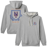 New York Mets TravisMathew Fleece Stadium Hoodie Gray