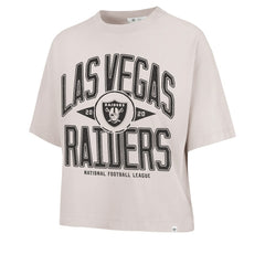 Las Vegas Raiders '47 Women's Cropped Windthrow Ravine T-Shirt - Natural outlet