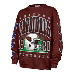 Arizona Cardinals '47 Women's Go Big Oversized Pullover Sweatshirt - Cardinal discount