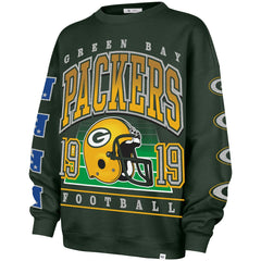 Green Bay Packers '47 Women's Go Big Oversized Pullover Sweatshirt - Green sale
