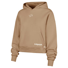Detroit Lions '47 Women's Sue Foundation Portabella Pullover Hoodie - Brown outlet
