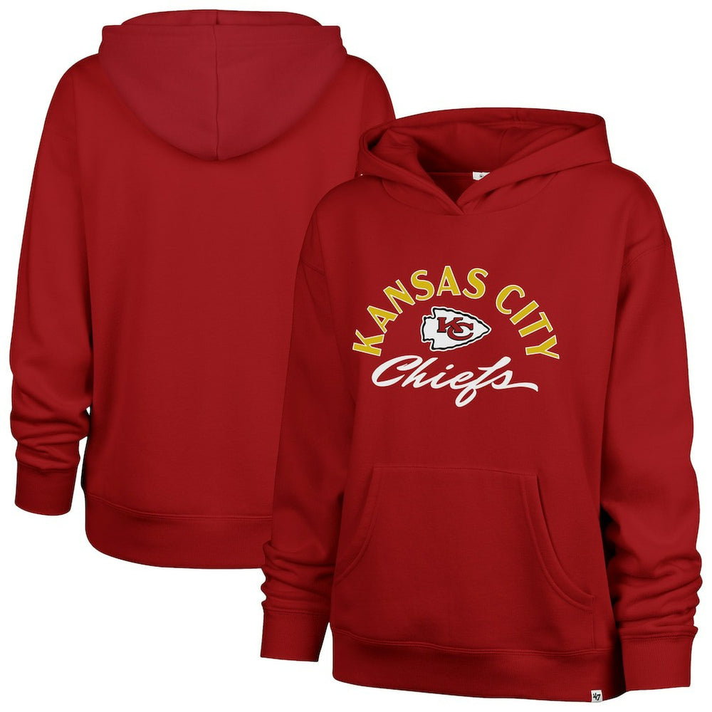 Kansas City Chiefs '47 Women's Whirlwind Naomi Pullover Hoodie - Red discount