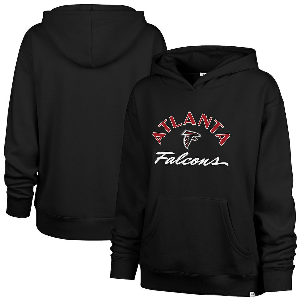 Atlanta Falcons '47 Women's Whirlwind Naomi Pullover Hoodie - Black online