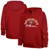 San Francisco 49ers '47 Women's Whirlwind Naomi Pullover Hoodie - Scarlet cheap