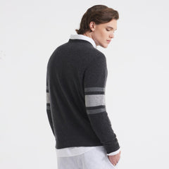 New York Giants x Todd Snyder Cashmere Crew Sweatshirt - Heather Charcoal on sale