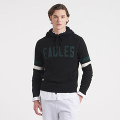 Philadelphia Eagles x Todd Snyder Cashmere Hoodie Sweater - Black on sale