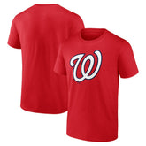 Washington Nationals Profile Big & Tall Primary Logo T-Shirt Red