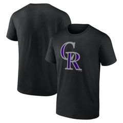 Colorado Rockies Profile Big & Tall Primary Logo T-Shirt Black