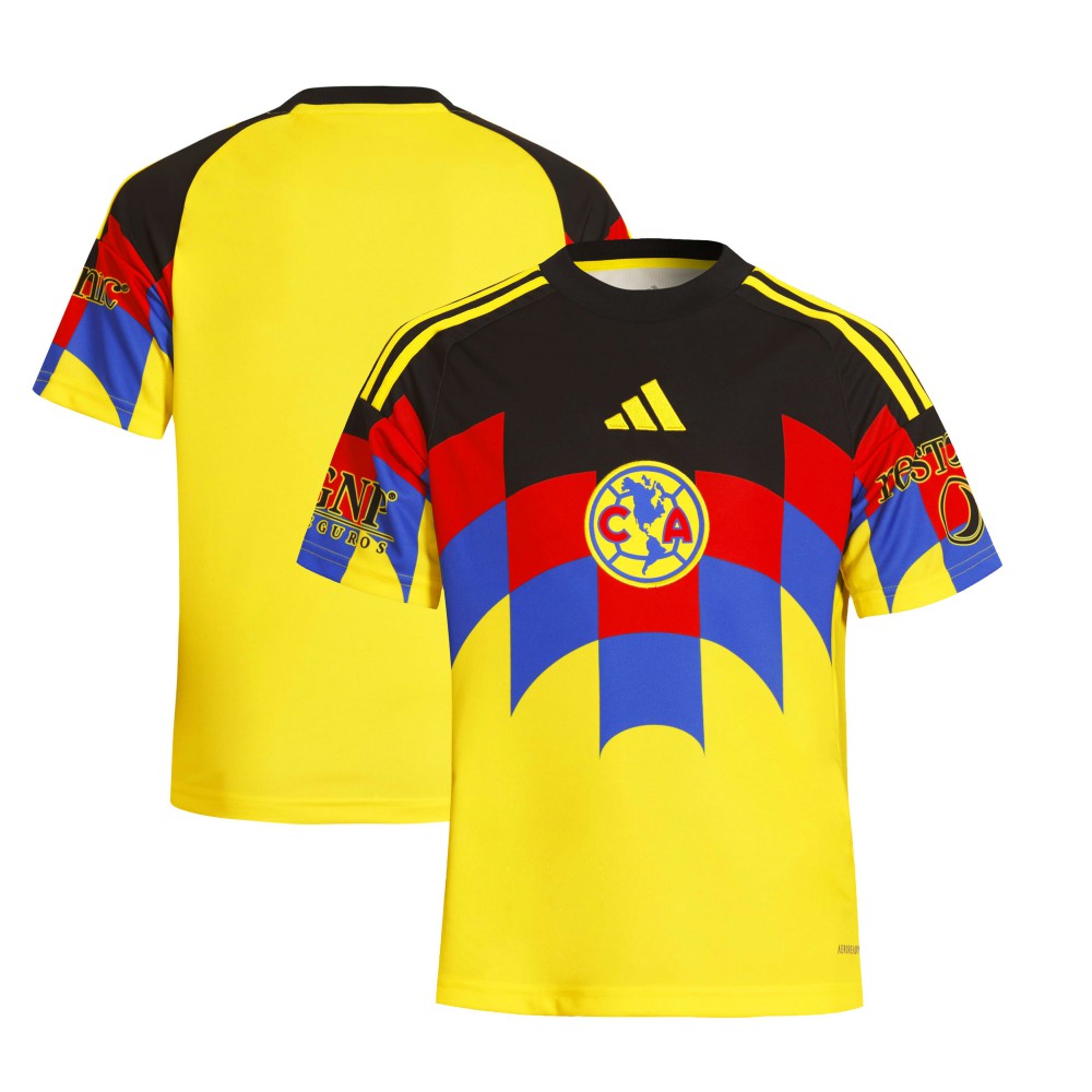 Club America Youth 2025/26 Home Replica Jersey - Yellow for sale