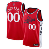 LA Clippers Jordan Brand Unisex 2024/25 Custom Swingman Jersey - Statement Edition - Red on sale