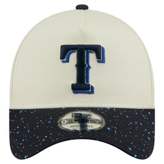 Texas Rangers Speckle A-Frame 9FORTY Adjustable Hat Cream
